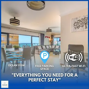 Apartment Sunscape Rocha Prime - Oceanview - Wifi - Parking, Portimao